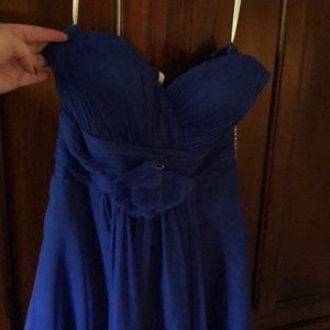 New sapphire blue dress